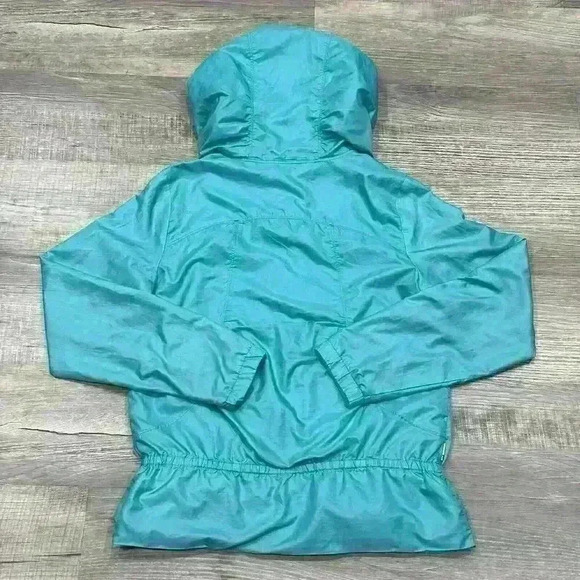 Lole Jacket Women’s Medium Water Resistant Hooded Full Zip Parka Cinch Waist - Picture 14 of 16